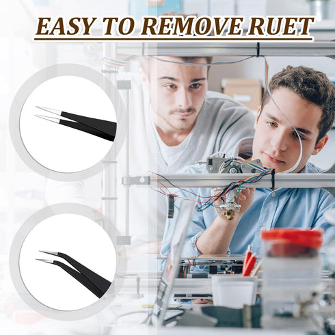 16 Pieces 3D Printer Nozzle Wrench Cleaning Kit,10 Nozzle Cleaning Pins with Storage Box 2 Tweezers 2 Cleaning Copper Wire brushes 2 L-shaped Wren...