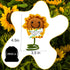 Friendship Gifts for Women Best Friend Keychain for Women Sunflower Crochet Doll Friends Gifts 3 inch Knitted Wool Doll with Positive Card...