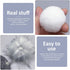 Furryvalley Faux Fur Pompom 6pcs DIY Crafts Fluffy Balls for Hat Shoes Scarves with Snap Fastener Removable Knitting Hat Horse Riding Hat Silk Acc...