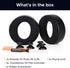 Replacement Ear Pads for PS5 Pulse 3D Headset, Earpads Cushions for Sony Playstation5 Headset with 4 Thumbsticks (Black Cooling GEL)...