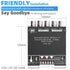 50W+50W+100W 2.1 Channel Subwoofer Amplifier Board with Treble and Bass Control, Dual TPA3116 Chip, DC 12-24V, Bluetooth and AUX Inputs, DIY Wirel...