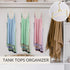 ZEDODIER Tank Top Hanger, Space Saving Bra Hamgers, Non-Slip Hanging Sport Bras Holder, Closet Organizers and Storage for Camisoles Tank Tops Bras...