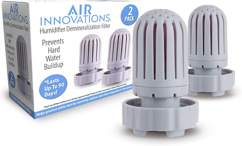 Air Innovations HUMIDIF Humidifier Demineralization Filters-Plastic-Set of 2, Silver...