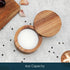 KITCHENDAO Acacia Wood Salt Cellar Bowl Box, Elegant Kitchen Salt Container Holder with Swivel Magnetic Lid to Store Pepper Spice Bath Salt Sea Sa...
