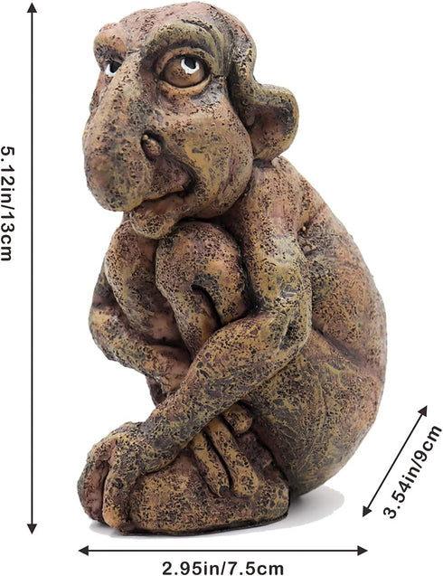 Gargoyle Sculpture, Troll Statues, Gothic Sculpture, Gargoyle Statues Outdoor, Gargoyle Gothic Decor Statue, Troll Resin Crafts, Gargoyle Resin Cr...
