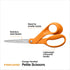 Fiskars® Petite Original Orange-Handled Scissors - Crafting and Sewing Stainless Steel Scissors for Smaller Hands - Ergonomic Handle - Paper and F...