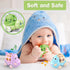 Tepear Baby Toy Car, Rattle & Roll Cars for Toddler Aged 1-3, Push and Go Toys with Soft Rubber 6-12 Month Infant, 3PCS Friction Powered Truck, Ba...