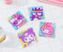 Sanrio Hello Kitty and Friends Glass Coasters for Drinks, Set of 4 | Home and Kitchen Tabletop Protection...
