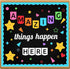Classroom Bulletin Board Decoration Set Welcome Bulletin Board Wall Door Decor for Kindergarten Preschool Elementary Middle School - Amazing Thing...