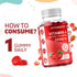 Vitamatic Sugar Free Vitamin A 25000 IU Gummies (Retinyl Palmitate) - Natural Strawberry Flavor - 120 Pectin Based Gummies (1 Bottle)...