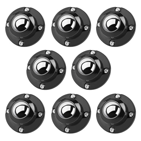 Secbolt 8 Pack Self Adhesive Caster Wheels 1 Inch for Furniture, Load Capacity 28LBS Per Wheel, Stick On Swivel Wheels for Small Appliance Storage...
