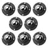 Secbolt 8 Pack Self Adhesive Caster Wheels 1 Inch for Furniture, Load Capacity 28LBS Per Wheel, Stick On Swivel Wheels for Small Appliance Storage...