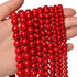 35pcs 10mm Red Beads Red Turquoise Bead Crystal Gemstone Beads for Bracelets, Natural Stone Beads for Jewelry Making DIY Bracelet Necklace...