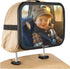 Baby Car Mirror Most Stable Backseat Mirror with Premium Matte Finish,Ultra High Definition PMMA Material, Secure and Shatterproof,Black...