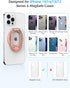 ?2024 Upgraded? Mag Safe Phone Ring Holder, SUPERONE Adjustable Magnetic Kickstand & Removable Phone Grip Compatible with Wireless Charging Only f...