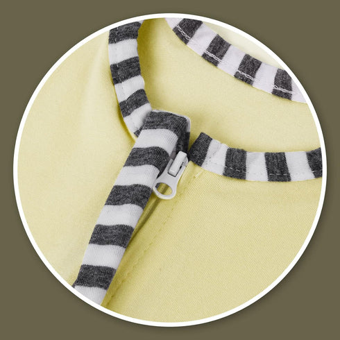 Baby Blanket Sack with Arms Free Design,Transition to Arms Free Wearable for Newborn Girl and Boy, Medium 3-6Months, Yellow Color...