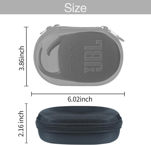 Case for JBL Clip 5 Portable Bluetooth Speaker, Cover for JBL Clip 5 Speaker, Waterproof and Dustproof Feature, for home, outdoor and travel(Black...