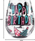 Enesco Stemless Glass Happy Day, Multicolor...