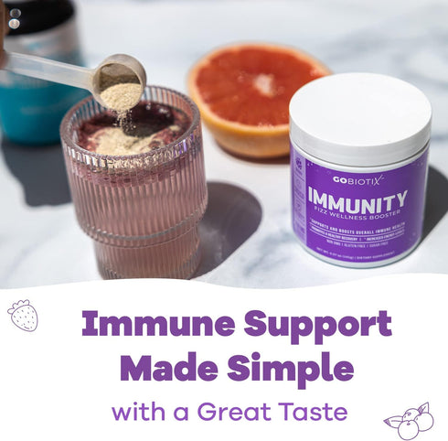 Immune Support Supplement - Immunity Defense Powder Wellness Booster - Vegan Superfood - Elderberry, Turmeric, Vitamin C Powder and B12 Supplement...