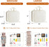 5.8L Travel Toiletry Bag for women - 2.1 GAL Water-resistant Makeup Cosmetic Bag Organizer With Hanging Hook for Travel Accessories Shampoo Full-s...