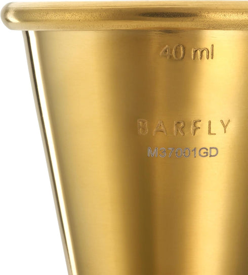 Barfly Japanese Style Jigger, 20 ml x 40 ml, Gold...