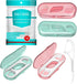 Holy Rose Dental Floss Picks with Portable Case 4 Box,Bagged Flosser Toothpick with Adult Floss Sticks 140 Count,Best Tool for Cleaning Teeth and ...