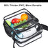 Clear Bag Stadium Approved, Clear Crossbody Messenger Shoulder Bag with Adjustable Strap for Concerts, Sports Events...