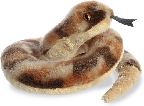 Aurora® Adorable Mini Flopsie™ Ruse Rattlesnake™ Stuffed Animal - Playful Ease - Timeless Companions - Brown 8 Inches...