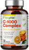 biophix Vitamin C-1000 mg 30 Tablets Complex - Vegan with Calcium Citrus Bioflavonoids Acerola Rutin - Supports Immune Health...