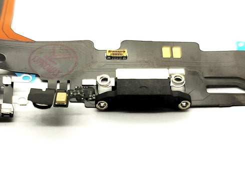 USB Dock Charging Port Flex Cable PCB Board Module Replacement Compatible with Apple iPhone 13 Pro Max (Black)...