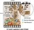 Fall Cross Garden Flag 12x18 Double Sided,Religious Cross Fall for Jesus Buffalo Plaid with Pumpkins Small Yard Flags for Outside,Seasonal Flags f...