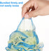 Pack of 4 Loofah Sponge body exfoliation scrub mesh sponge, shower cleaning accessories, rich foaming(50g) (YH-001)...