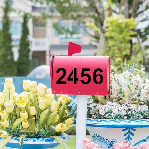 DXCYZ 8 Inch Large Number Stencils Kit 0-9 Address Number Stencil, 10PCS Reusable Plastic Painting Number Templates for Mailbox Signs, Door, Cars,...