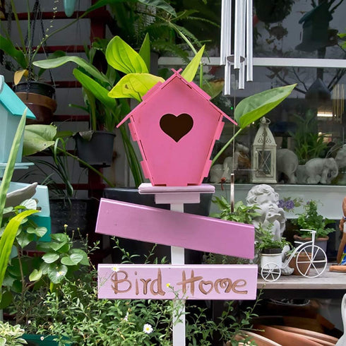 2 Set Unfinished Wooden Birdhouses Kit for Children to Build and Paint Bird House Kids DIY Arts Crafts Kits Bird Feeder Kit for Girls Boys Toddler...