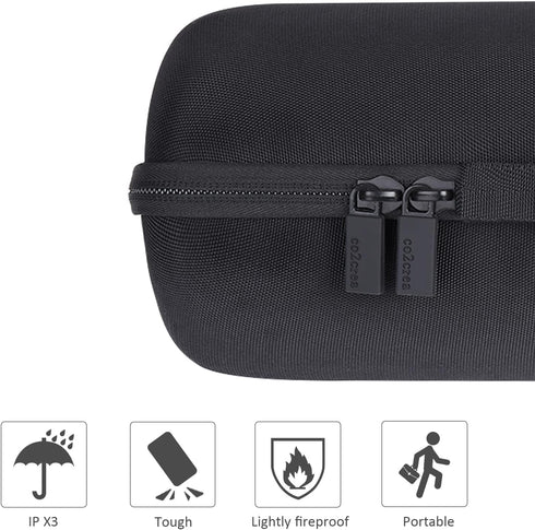 co2CREA Hard Case Replacement for Ultimate Ears UE MEGABOOM 3 Portable Bluetooth Wireless Speaker (Black case for Speaker)......