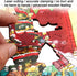 180 Pieces Christmas Puzzles for Kids Ages 4-10 Wooden Jigsaw Puzzles Unique Shape Irregular Small Animals and Plants A4 Size 10.83 * 7.68 inch?27...