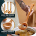 Wooden Ladle for Soup - 10.8x2.8" Wood Ladle with Deep Scoop, Hanging Hook, and Lacquer Coating for a Comfortable Grip, Easy to Clean and Store - ...