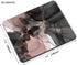 Small Mouse Pad, Rose Gold Marble Mouse Pads for Laptop, Personalized Portable Travel Mousepad for Wireless Mouse (Black Abstract Art)...