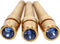 WE Games Brass Cribbage Pegs with Swarovski Austrian Crystals - Set of 3 - Saphire Blue...