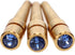 WE Games Brass Cribbage Pegs with Swarovski Austrian Crystals - Set of 3 - Saphire Blue...
