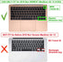 Arabic Language Silicone Keyboard Cover Skin for MacBook Air 13 with Retina Display and Touch ID 2020 2019 2018 Model A1932 Keyboard Protector Ski...