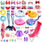 Doll Clothes Accessories - 36Pcs Girl Doll Clothes Swimsuit Series for 11.5''Doll Included Bikini Mermaid Swimsuit Surfboard Beach Chair Swimming ...