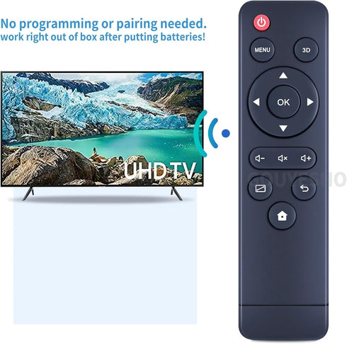PZL New STV383E Replacement Remote Control for Vankyo Pocket Burger 101 LED LCD Mini Projector......