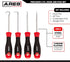 ARES 70256 - Precision Hook and Pick Set - 4-Piece Set Includes Precision 90 Degree, Hook, Combination and Straight Hooks and Picks - Chrome Vanad...