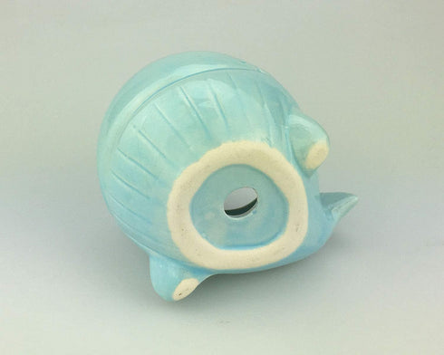 VanEnjoy 5" Ceramic Succulent Pot, Cute Ocean Blue Seashell Series, Conch Shaped Cactus Pot Planter, Flower Pot, Pottery Bonsai Pot (Whale)...