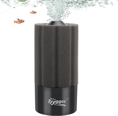 hygger Aquarium Sponge Filter 20-55 Gallon Fish Tank Filter for Breeding Fry Shrimp Snails Betta Air-Powered Filter with Reusable Biochemical Ball...