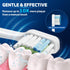 Toothbrush Replacement Heads for Aquasonic Duo Series and Home Dental Center - 8 White + 8 Black...