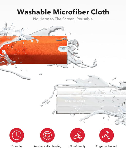 3PCS Screen Cleaner Spray Wipe, 3-in-1 Spray Microfiber Cloth, Car Screen Cleaner, Portable Refillable Spray Bottle Tool for Phone/Computer/Laptop...