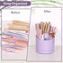 SKYDUE Desk Organizer, 360-Degree Rotating Pencil Pen Holder for Desk, Cute Desk Organizers and Accessories with 7 Slots, Art Supply Storage, Clas...