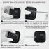 Child Safety Cabinet Locks,Cabinet Locks with Combination Closet Lock,Cabinet Lock,Child Proof Refrigerator Lock(Black 2Pcs)...